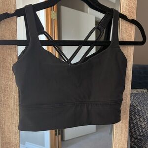 lululemon athletica Black Crisscross Sports Bra